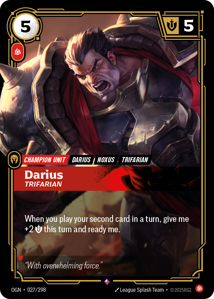 Darius, Trifarian