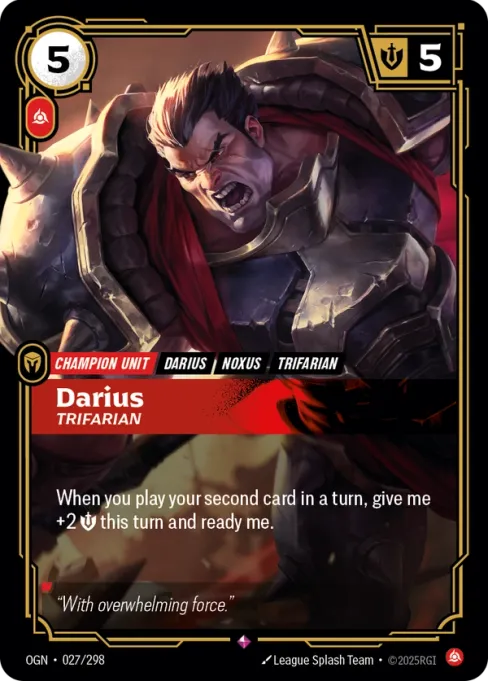 Darius, Trifarian, OGN-027/298