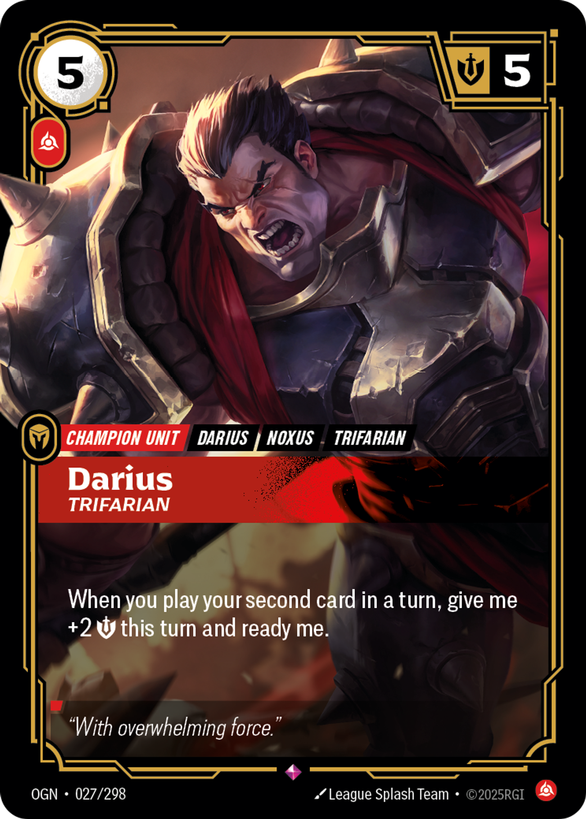 Darius, Trifarian