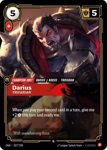 Darius, Trifarian · OGN-027/298