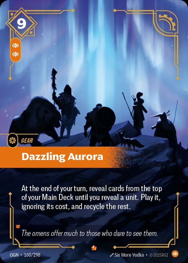 Dazzling Aurora — Riftbound card