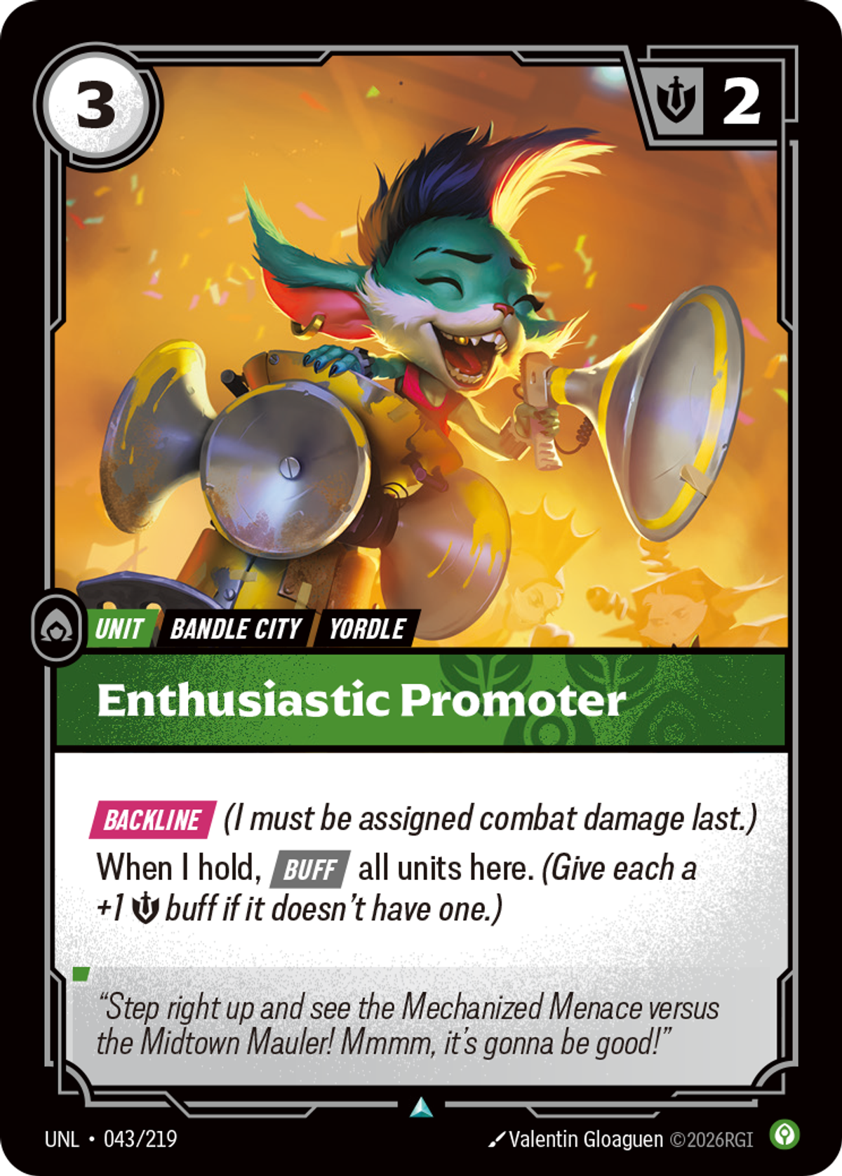 Enthusiastic Promoter