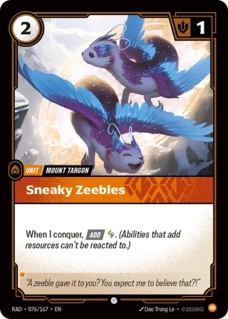 Sneaky Zeebles