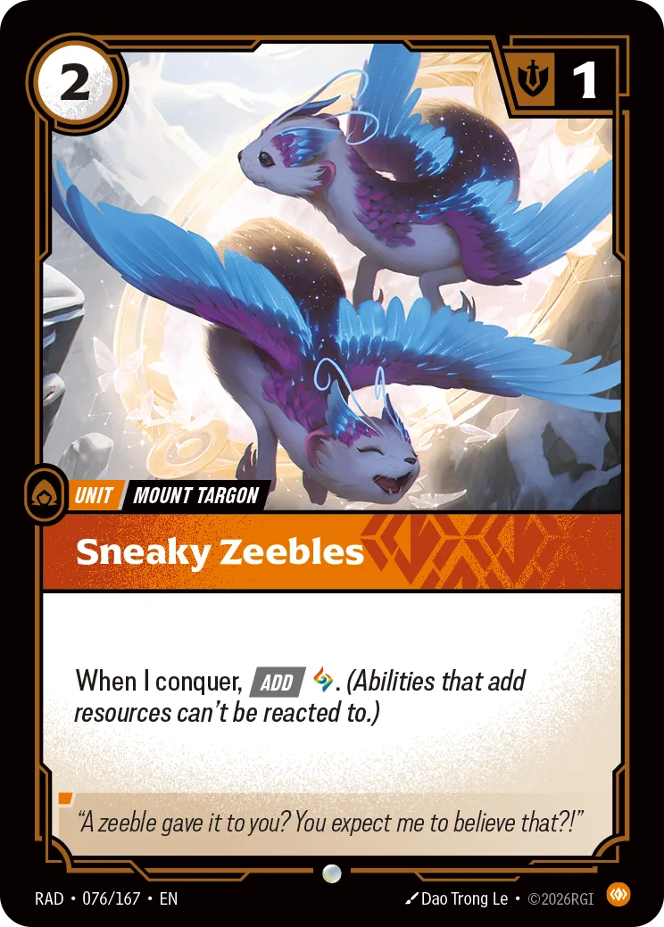 Sneaky Zeebles · OP-076/167