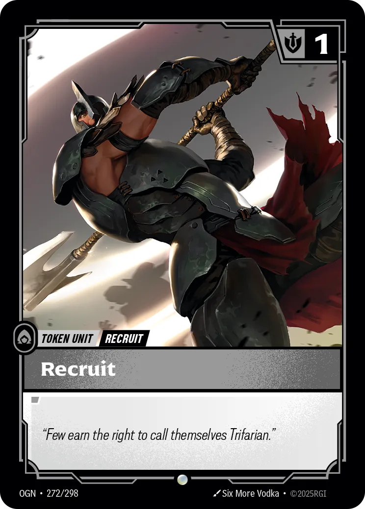 Recruit (272) // Buff, a Token card from Origins