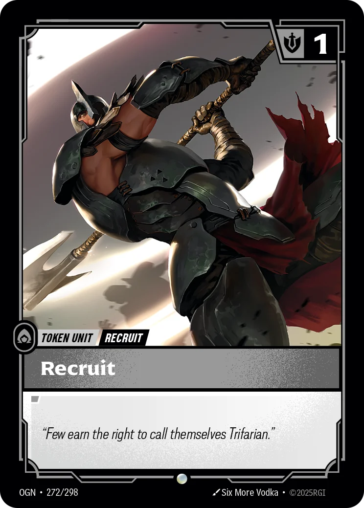 Recruit (272) // Buff, Origins #272, art by Six More Vodka