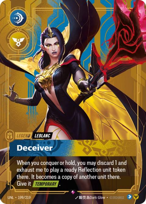 LeBlanc - Deceiver — Unleashed #199, art by 黯荧岛Dark Glow