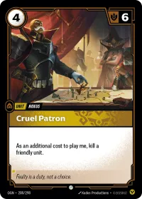 Cruel Patron