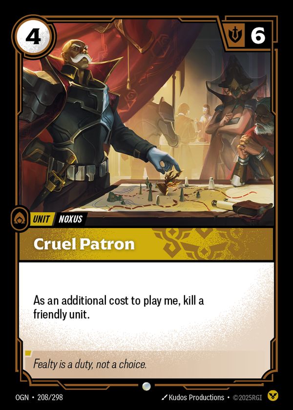 Cruel Patron — Riftbound card
