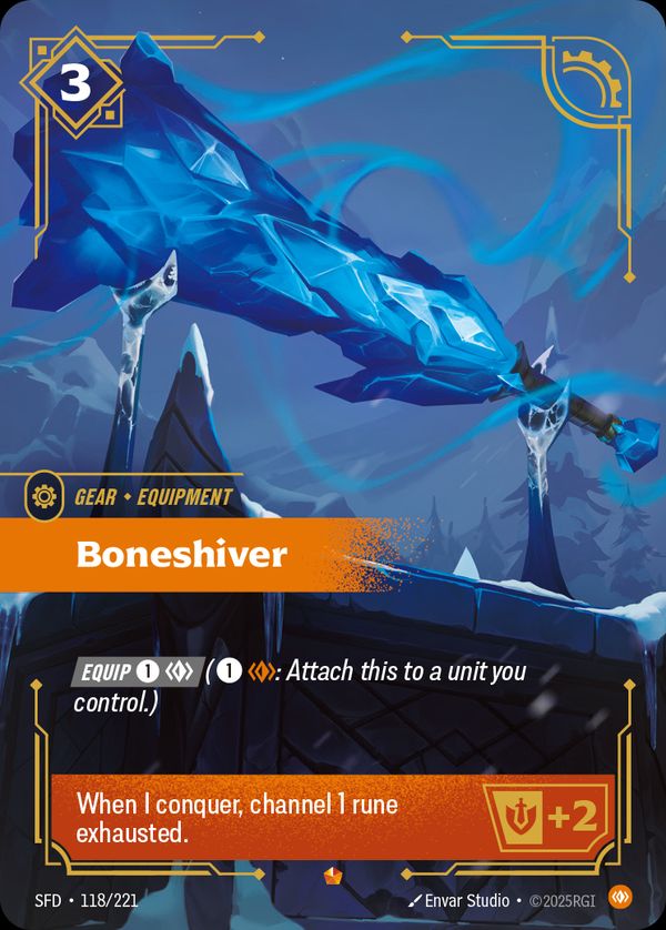 Boneshiver — Riftbound card