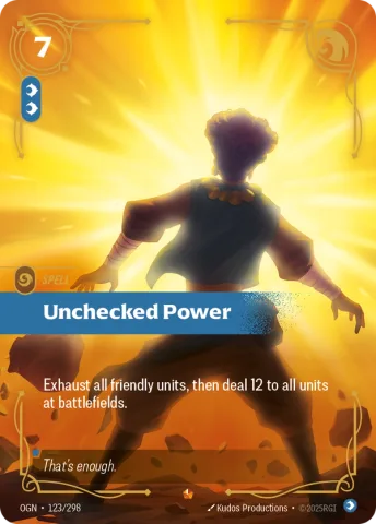 Unchecked Power · OGN-123/298