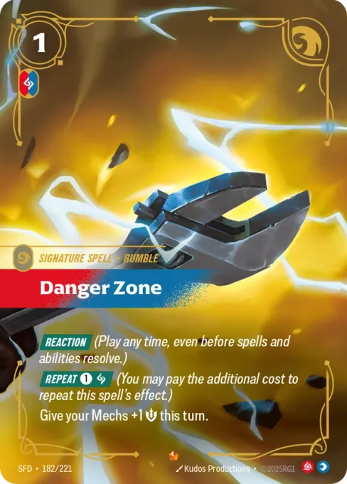 Danger Zone, SFD-182/221