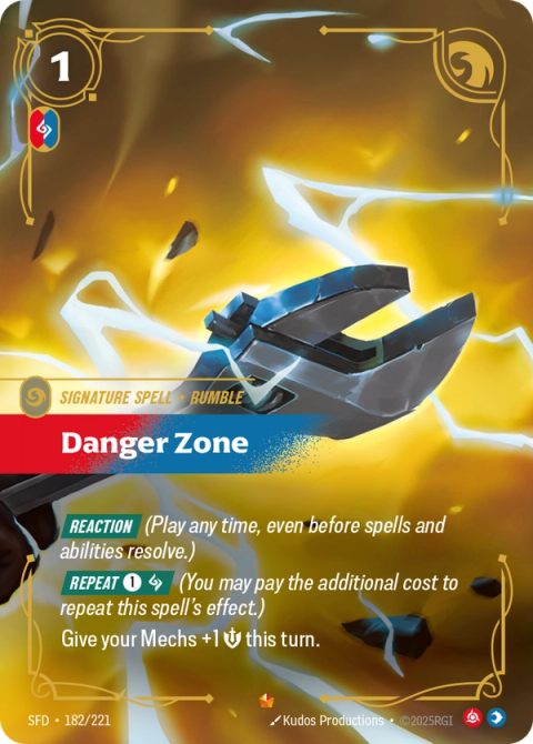 Danger Zone — Spiritforged #182, art by Kudos Productions