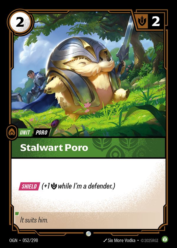 Stalwart Poro — Riftbound card