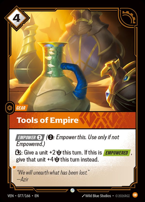 Tools of Empire — Riftbound card