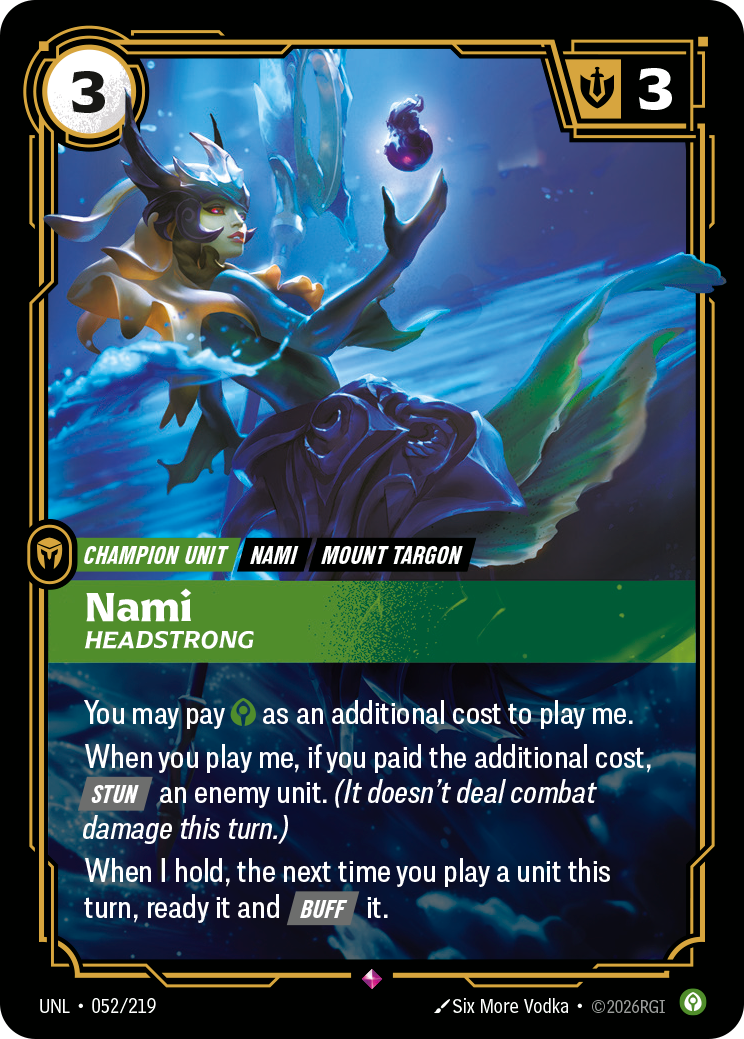 Nami, Headstrong