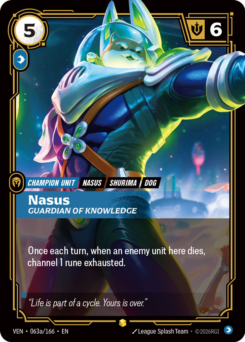 Nasus, Guardian of Knowledge (Alternate Art)