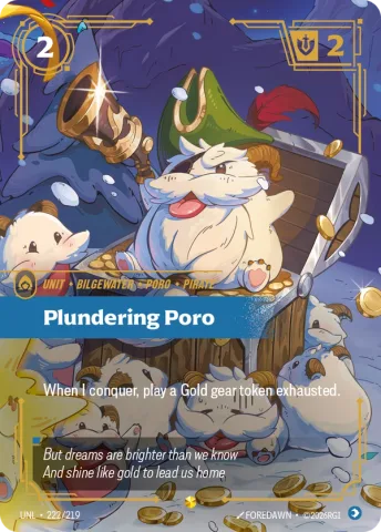 Plundering Poro · UNL-222/219