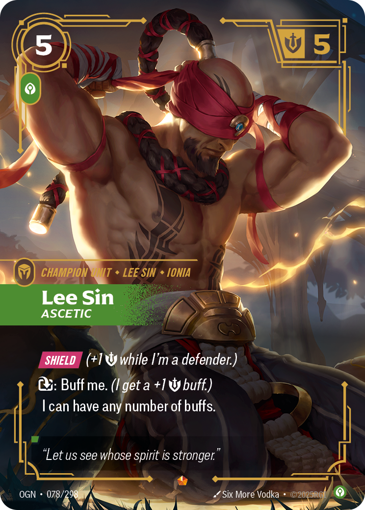 Lee Sin, Ascetic, OGN-078/298