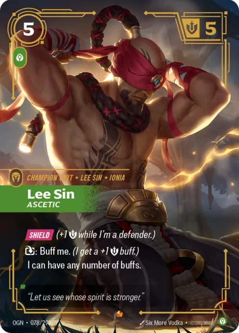 Lee Sin, Ascetic, OGN-078/298