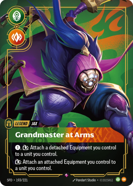 Legend Jax, Grandmaster at Arms — Jax Control deck by SEBIQQQQQQQQQQQQ at RQ Utrecht