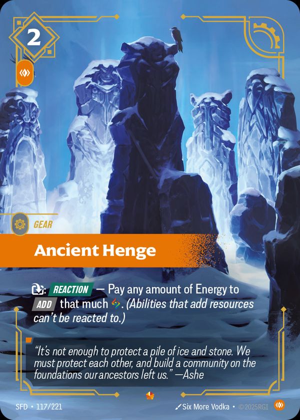 Ancient Henge — Riftbound card