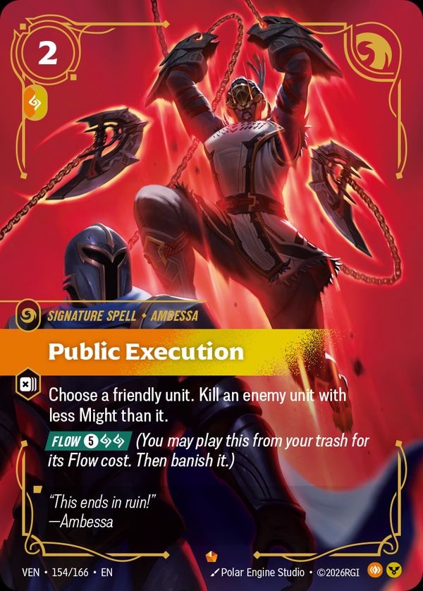 Public Execution — Riftbound card