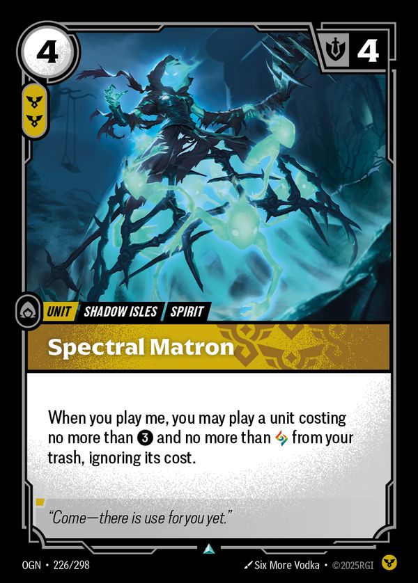 Spectral Matron — Riftbound card