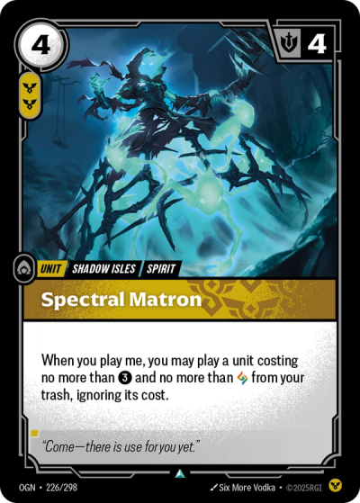 Spectral Matron