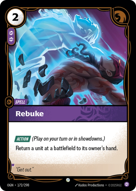 Rebuke — Origins #172, art by Kudos Productions