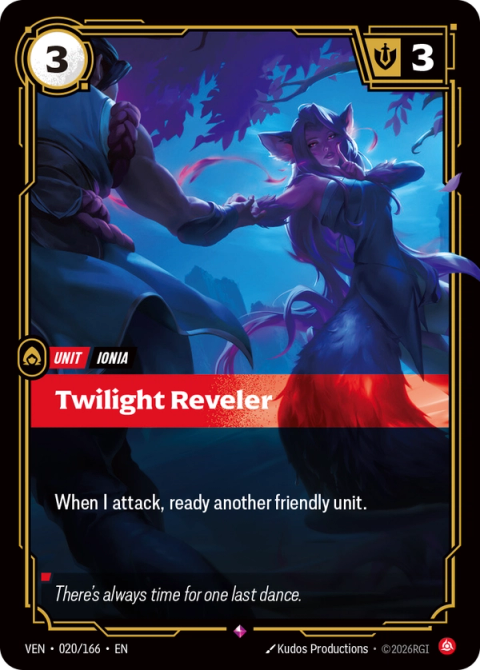 Twilight Reveler — Vendetta #020, art by Kudos Productions