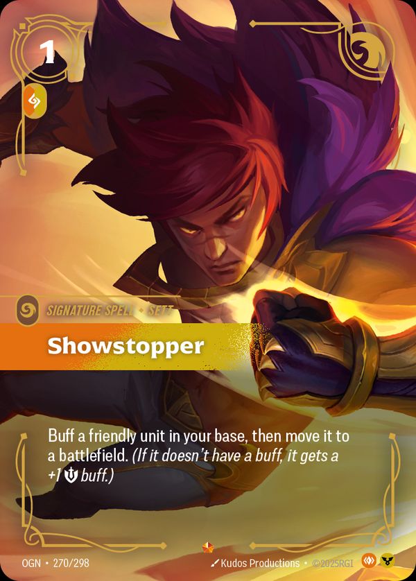 Showstopper — Riftbound card