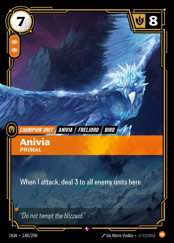 Anivia, Primal — Riftbound card