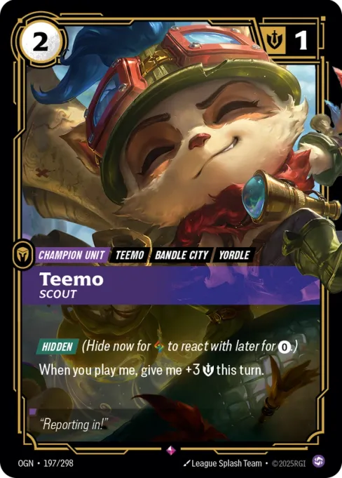 Teemo, Scout, OGN-197/298