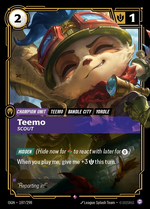 Teemo, Scout — Riftbound card