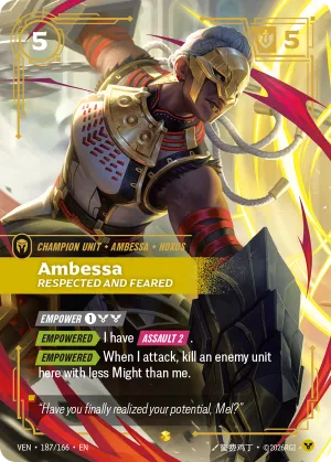 Ambessa, Respected and Feared