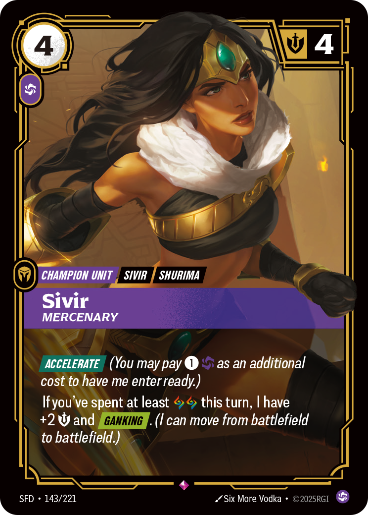 Sivir - Mercenaire