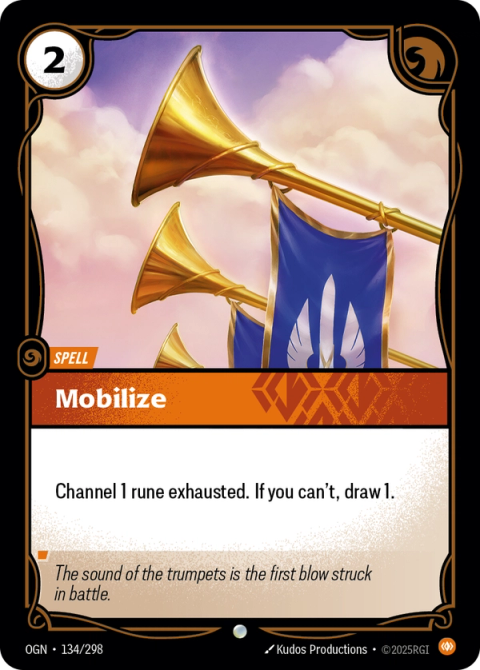 Mobilize — Origins #134, art by Kudos Productions