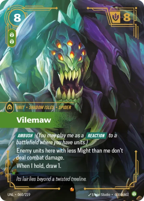 Vilemaw UNL-060 영어판 카드 이미지
