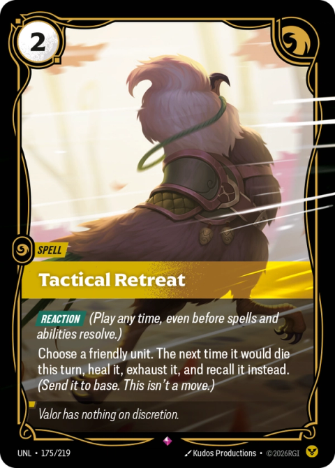 Tactical Retreat — Unleashed #175, art by Kudos Productions