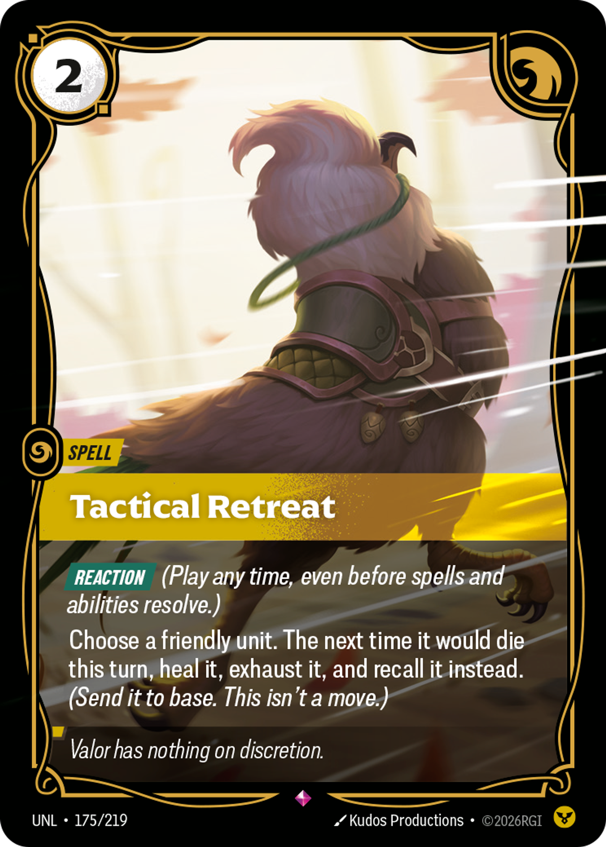Tactical Retreat