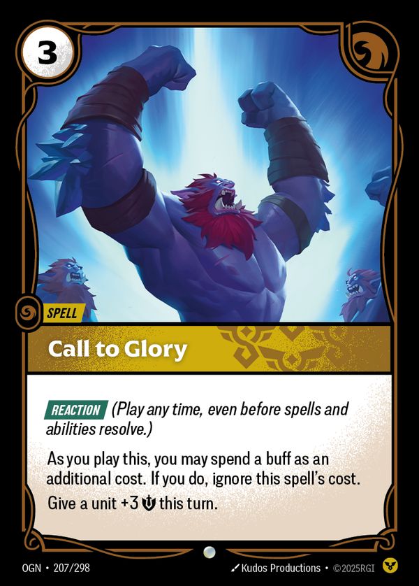 Call to Glory — Riftbound card