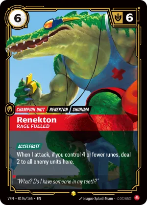 Renekton, Rage Fueled (Alternate Art)
