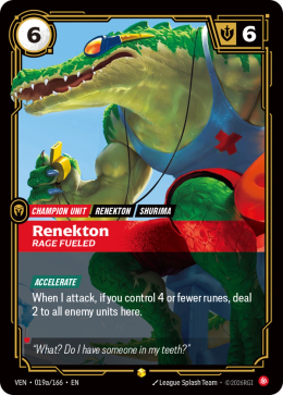 Renekton, Rage Fueled (Alternate Art)