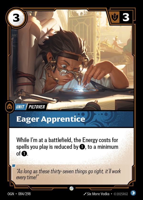 Eager Apprentice — Riftbound card