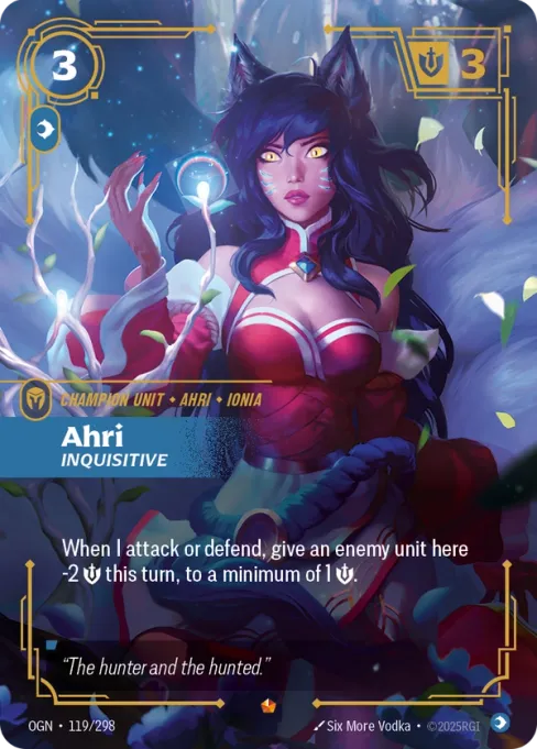 Ahri, Inquisitive, OGN-119/298