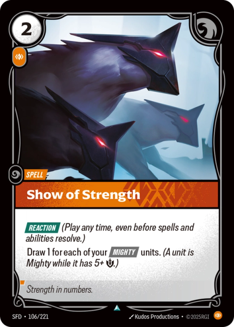 Show of Strength — Spiritforged #106, art by Kudos Productions