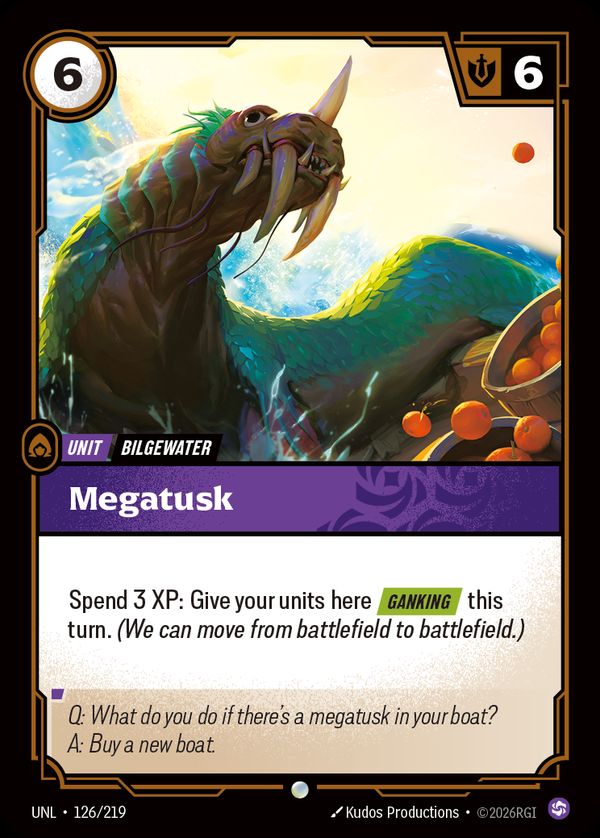 Megatusk — Riftbound card