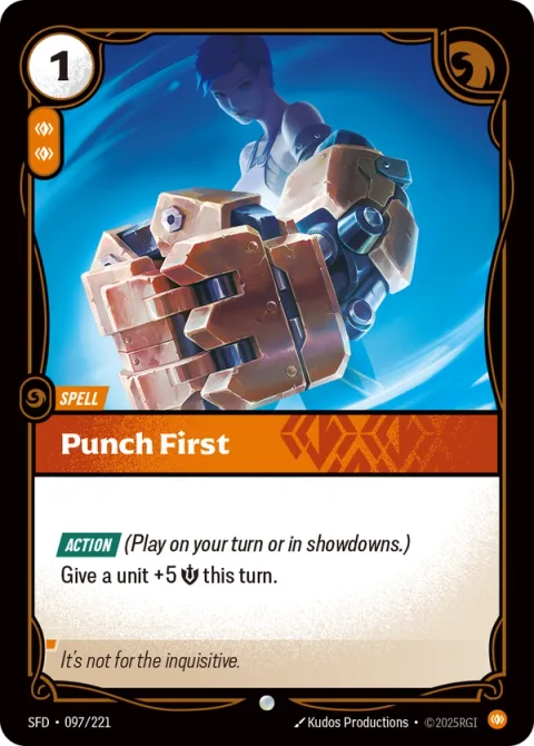 Punch First SFD-097 영어판 카드 이미지