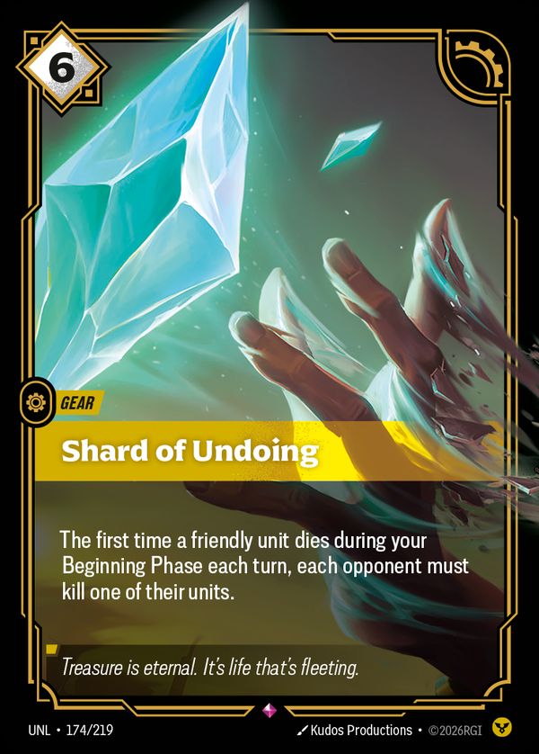 Shard of Undoing — Riftbound card